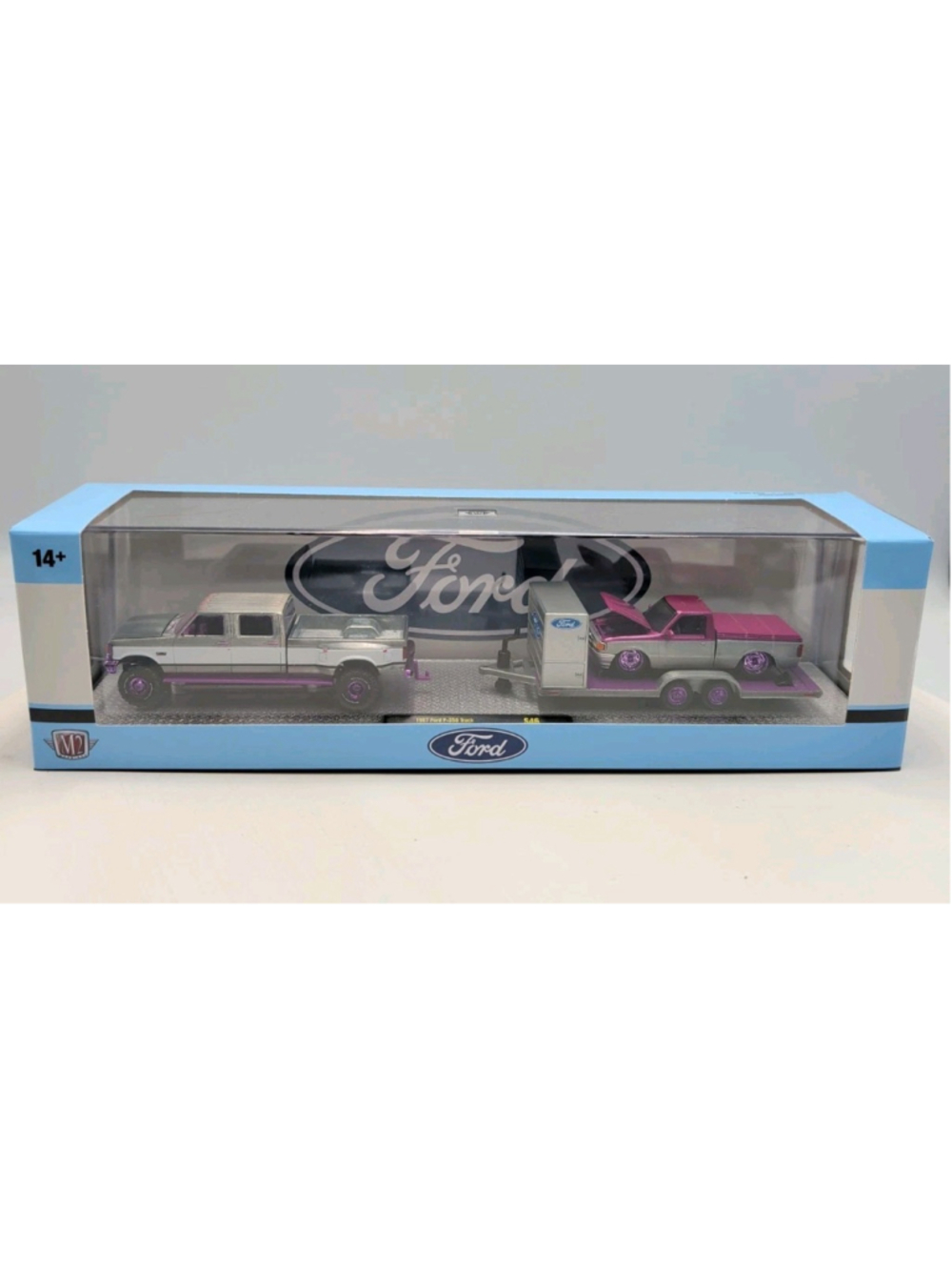M2 Machines Hauler 1987 Ford F-350 & 1995 Ford Ranger RAW SUPER CHASE 1/250 RARE